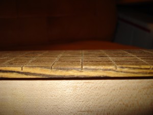 Baritone ukulele fingerboard