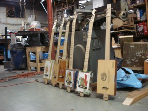 Guitars ready to go!